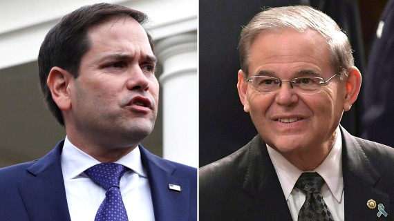 Marco Rubio y Bob Menéndez Marco Rubio y Bob Menéndez