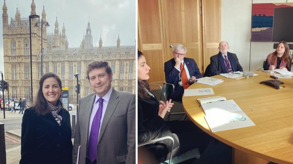 Rosa María Payá en Parlamento británico Rosa María Payá en Parlamento británico