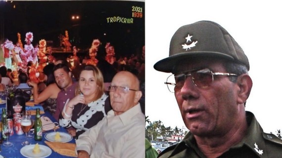 El General en Tropicana. Collage ADN Cuba, con fotos cortesía de Luis Domínguez