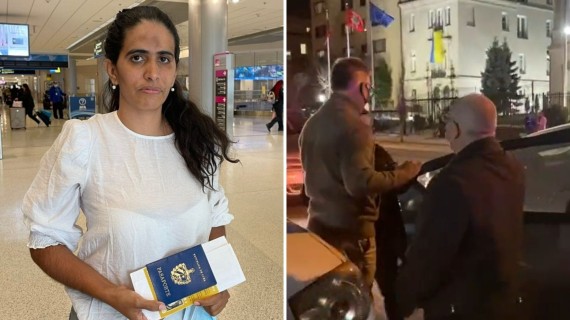 Funcionarios de Embajada cubana en EEUU dan la espalda a Anamely Ramos Los funcionarios se apresuraron a montarse en un auto y uno de ellos le dijo: "No está en nuestras manos", antes de retirarse del lugar