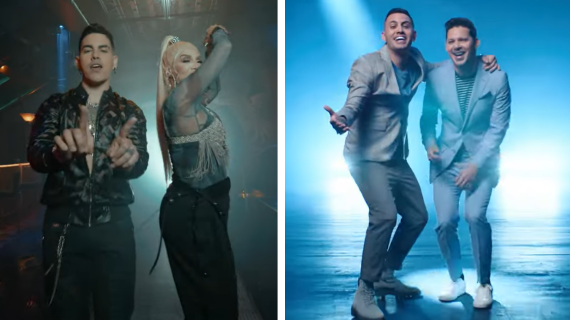 Capturas de los video clips “Pa mi” y “Veneno”  Capturas de los video clips “Pa mi” y “Veneno”