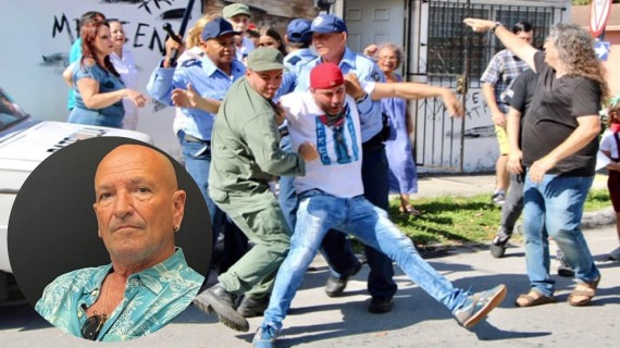 Gilberto Reyes y escena de El Caballo Gilberto Reyes y escena de El Caballo