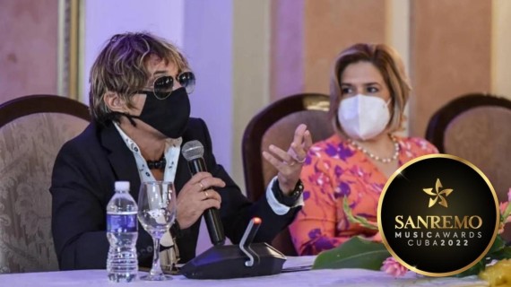 Jorge Luis Robaina y Lis Cuesta en San Remo. Collage: ADN Cuba Jorge Luis Robaina y Lis Cuesta en San Remo. Collage: ADN Cuba