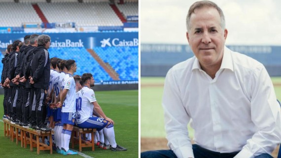 Real Zaragoza y Jorge Mas. Collage: ADN Cuba Real Zaragoza y Jorge Mas. Collage: ADN Cuba