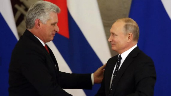 Miguel Díaz-Canel y Vladimir Putin Miguel Díaz-Canel y Vladimir Putin