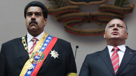 Dictador de Venezuela Nicolás Maduro y su mano derecha, Diosdado Cabello. Dictador de Venezuela Nicolás Maduro y su mano derecha, Diosdado Cabello.