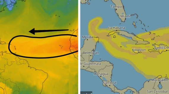 Llega a Cuba polvo de Sahara   Llega a Cuba polvo de Sahara