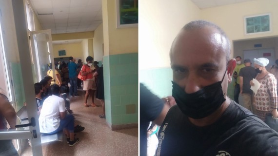 Denuncia: Veterano cubano no ha recibido oxígeno medicinal por burocracia La institución médica está abarrotada de personas y no ha podido gestionar un certificado para obtener el oxígeno medicinal que necesita su padre