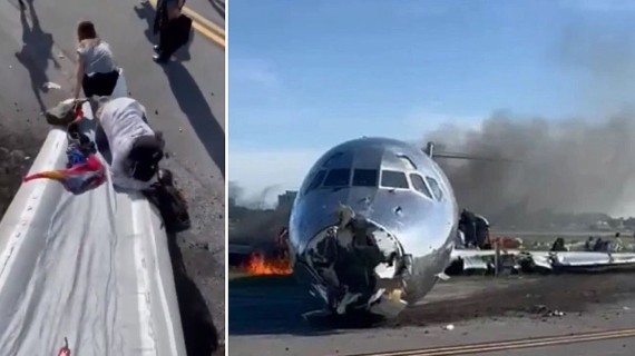 “Estamos vivos de milagro”: Hablan pasajeros de avión incendiado en aeropuerto de Miami “Estamos vivos de milagro”: Hablan pasajeros de avión incendiado en aeropuerto de Miami