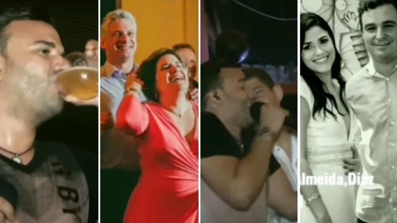 Video muestra a la élite del castrismo gozando