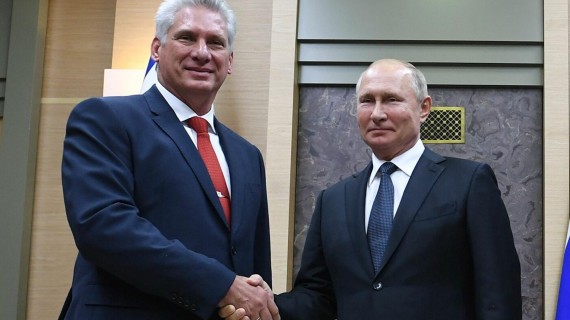 Miguel Díaz-Canel y Vladimir Putin Miguel Díaz-Canel y Vladimir Putin