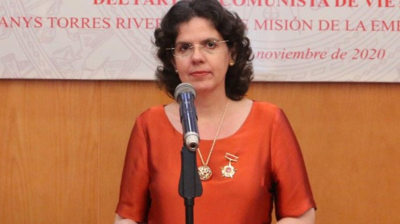 Lianys Torres Rivera, embajadora del régimen de Cuba en los Estados Unidos.