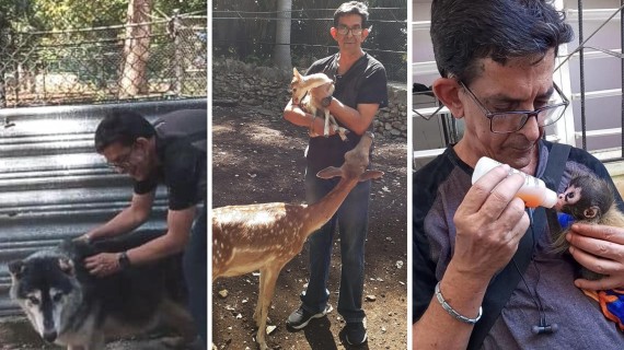 Toirac muestra su amor por los animales Toirac muestra su amor por los animales