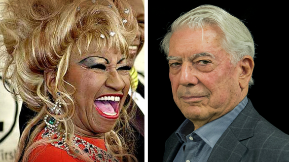 Dos grandes artistas opositores al régimen: Celia Cruz y Mario Vargas Llosa. Dos grandes artistas opositores al régimen: Celia Cruz y Mario Vargas Llosa.