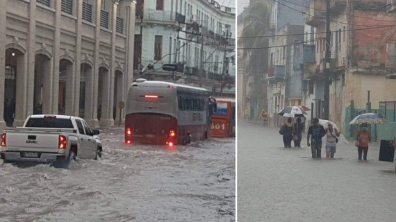 Inundaciones en La Habana