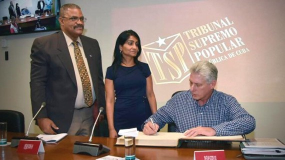 Ruben Remigio y Díaz Canel Ruben Remigio y Díaz Canel