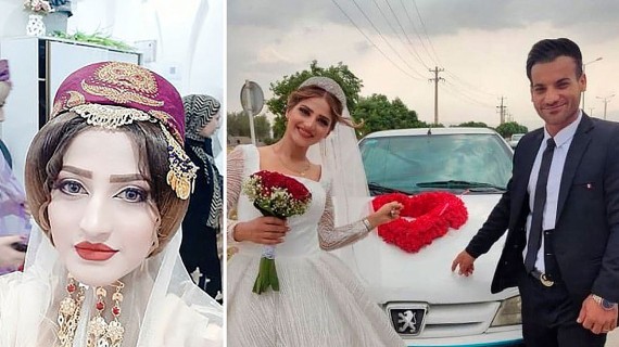 Mujer iraní muere en su boda tras recibir en la cabeza el impacto de una bala perdida 