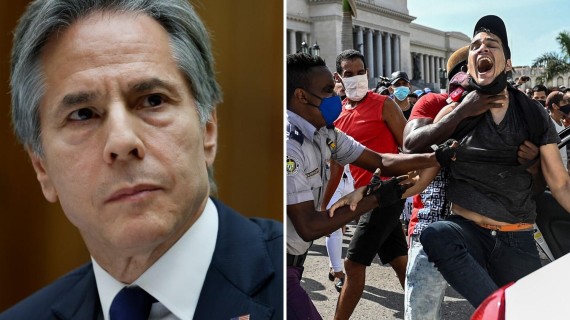 Blinken: "es inaceptable que 700 personas permanezcan en la cárcel a un año del 11J" Blinken: "es inaceptable que 700 personas permanezcan en la cárcel a un año del 11J"