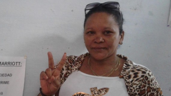 Donaida Pérez Paseiro, líder religiosa y presa política cubana. Donaida Pérez Paseiro, líder religiosa y presa política cubana.