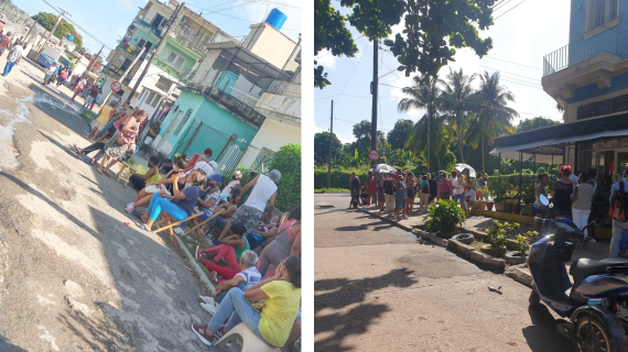 Usuarios reportan colas en Marianao Usuarios reportan colas en Marianao