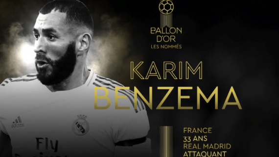 Benzema el favorito entre los finalistas para el Balón de Oro | France Football Benzema el favorito entre los finalistas para el Balón de Oro | France Football