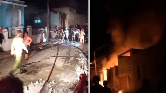 Reportan gran incendio en Las Tunas Reportan gran incendio en Las Tunas