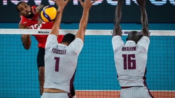 Cuba vence a Qatar en Mundial de voleibol. Foto: Cubasí Cuba vence a Qatar en Mundial de voleibol. Foto: Cubasí
