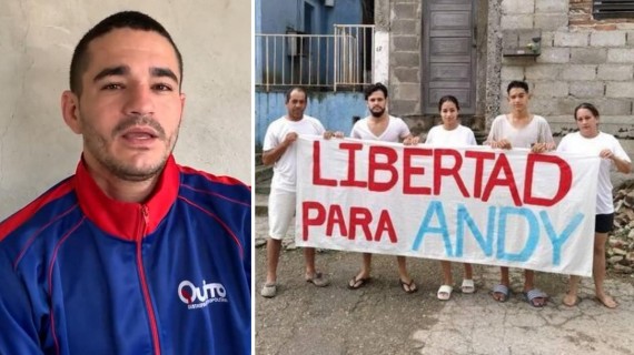 Preso político Andy García y su familia Preso político Andy García y su familia
