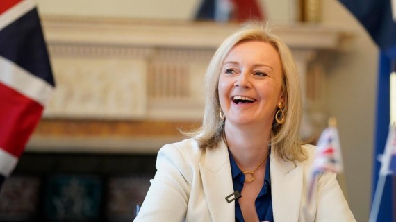 Liz Truss, primera ministra del Reino Unido. Liz Truss, primera ministra del Reino Unido.