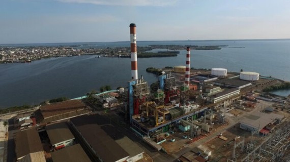 Termoeléctrica de Cienfuegos, Cuba. Foto: 5 de Septiembre Termoeléctrica de Cienfuegos, Cuba. Foto: 5 de Septiembre