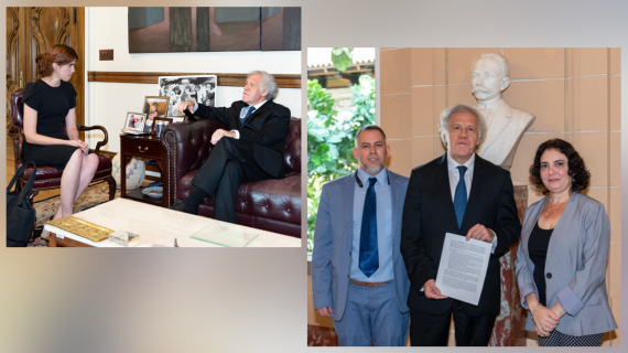 Luis Almagro recibe a activistas cubanos Luis Almagro recibe a activistas cubanos