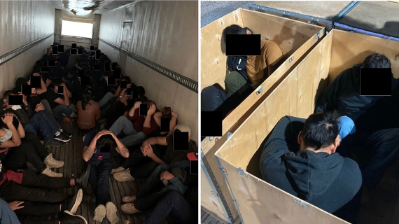 Desmantelan red de tráfico que transportaba migrantes en maletas vacías y tanques de agua Desmantelan red de tráfico que transportaba migrantes en maletas vacías y tanques de agua