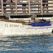 Embarcación de balseros cubanos