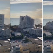 ¡IMPACTANTE! Así fue la demolición del histórico hotel Deauville de Miami Beach (Video) 