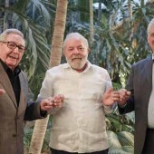 Raúl Castro, Lula y Canel en La Habana