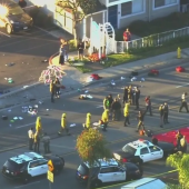 Al menos 22 reclutas de la policía heridos tras ser embestidos por un conductor en Los Ángeles 