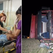 Once personas resultaron lesionadas por un accidente de tránsito en autopista de Pinar del Río