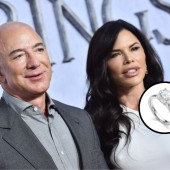 Lauren Sánchez muestra el gigantesco anillo de compromiso que le dio Jeff Bezos