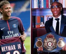 Neymar es fanático del boxeador cubano Ugás