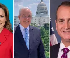 Congresistas de Florida María Elvira Salazar, Carlos Giménez y Mario Díaz-Balart. Collage: ADN Cuba