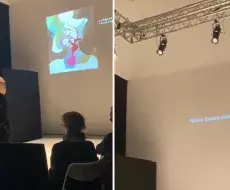 "Diaz-Canel s***o" suena en expo de arte en Alemania