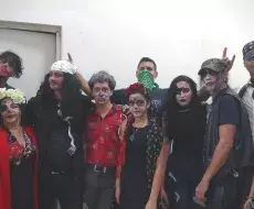 Cubanos celebran Halloween en Guáimaro, en 2020