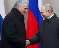 Presidente cubano Díaz Canel y Vladímir Putin en Rusia