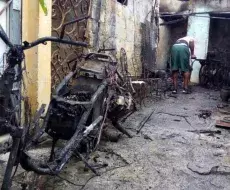 Incendio de motorina en La Habana