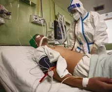 Cubano en hospital con coronavirus