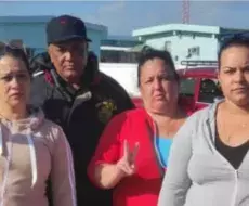 Los activistas cubanos Katia Hernández Torres, Lisandra Orraca Guerra e Irina León Valladares y Esteban Ajete Abascal