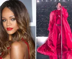 Rihanna la rompe en el Super Bowl ¡y revela que está embarazada otra vez!