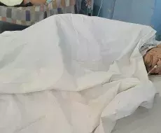 Anciana Carmen Leonides Botana Fernández en el hospital