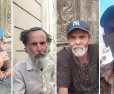 Cubanos de las calles que no votan.