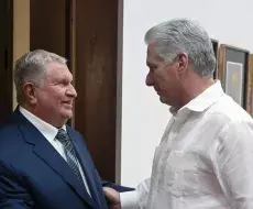 Díaz-Canel y Sechin se encontraron en noviembre de 2022 en Moscú